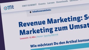 sixclicks - revenue marketing - omt artikel - revenue marketing